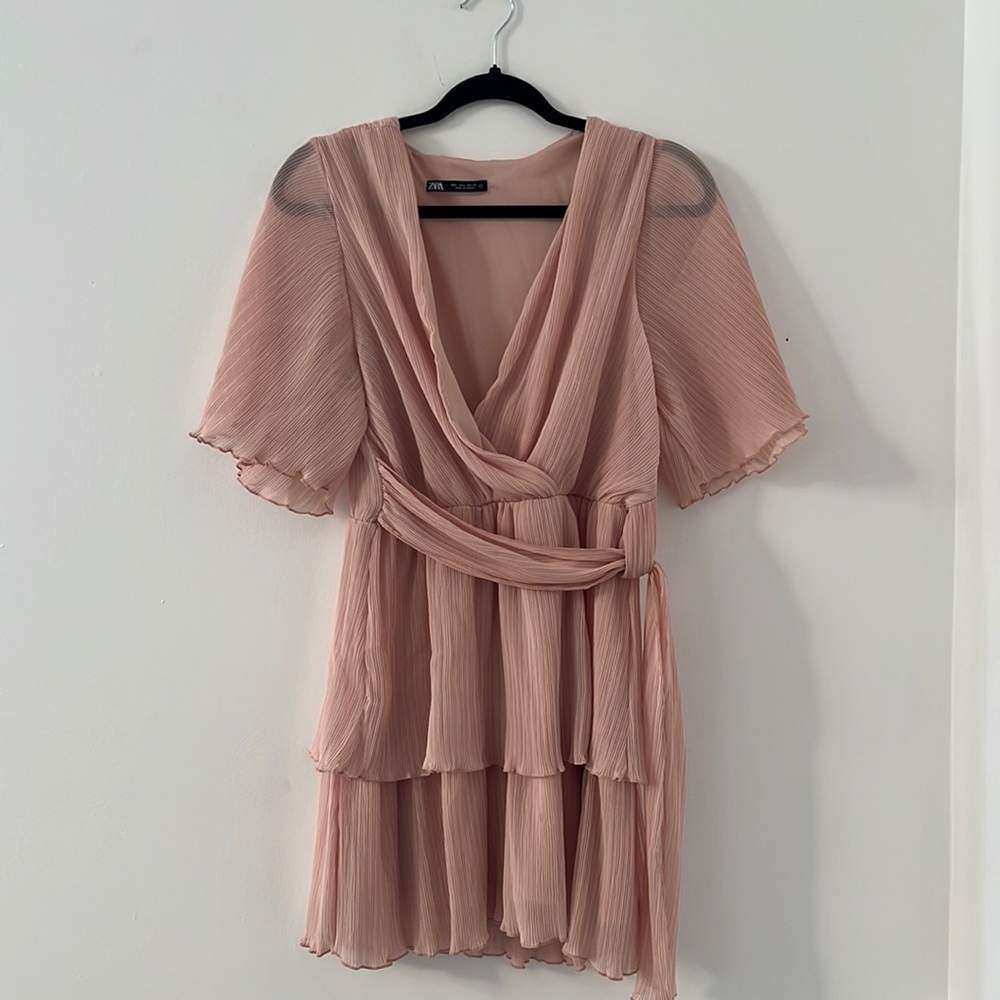 Zara pleated dress (Size L)